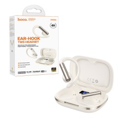 Auscultadores True Sem Fio Hoco EW206 Branco Leite